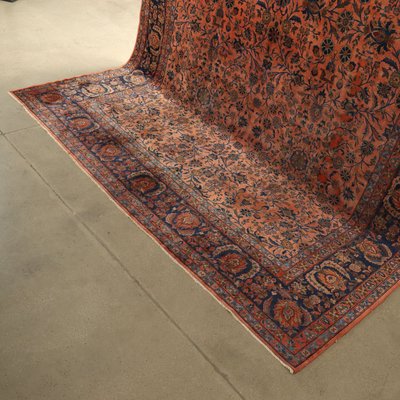 Antique Keshan Manchester Rug in Cotton and Wool-VMM-2033308