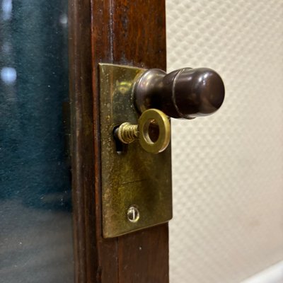 Antique Key Box in Dark Oak & Brass Latch-ALF-2033603