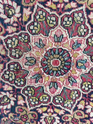 Antique Kirman Lavar Rug, 1890s-YMM-1818111