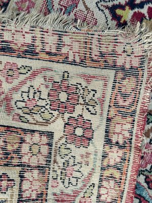 Antique Kirman Lavar Rug, 1890s-YMM-1818111