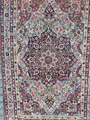 Antique Kirman Lavar Rug, 1890s-YMM-1818111