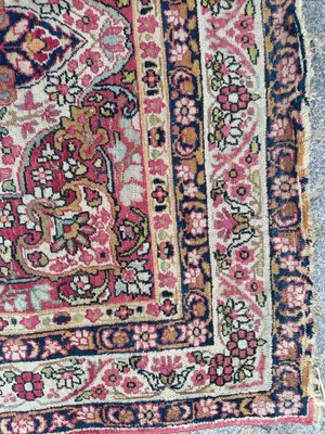 Antique Kirman Lavar Rug, 1890s-YMM-1818111