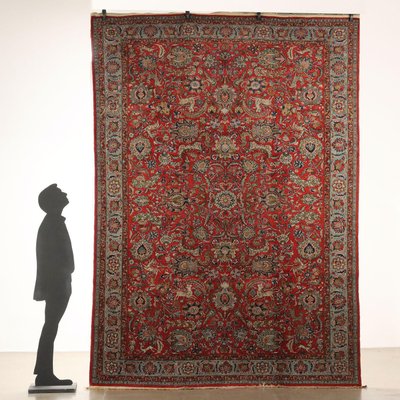 Antique Kum Rug in Wool-VMM-2026532