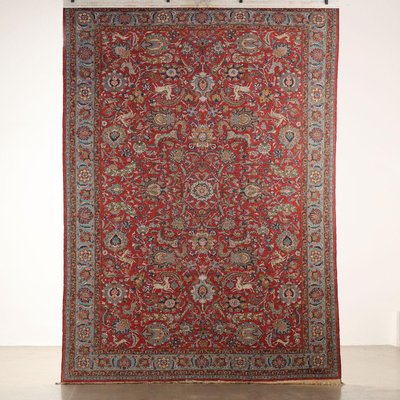 Antique Kum Rug in Wool-VMM-2026532