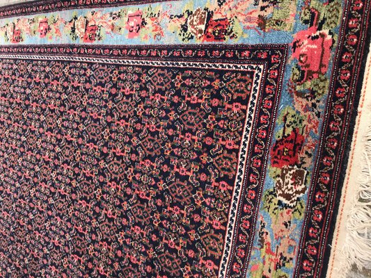 Antique Kurdish Senneh Rug-YMM-1061958