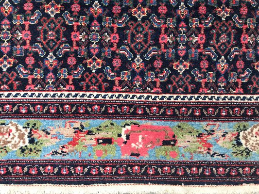 Antique Kurdish Senneh Rug-YMM-1061958