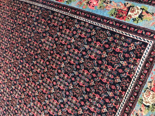 Antique Kurdish Senneh Rug-YMM-1061958