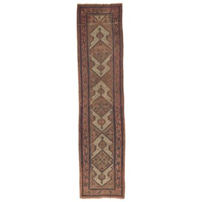 Antique Kurdish Serapi Runner-YMM-1062030