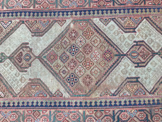 Antique Kurdish Serapi Runner-YMM-1062030