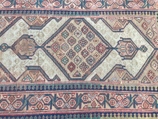 Antique Kurdish Serapi Runner-YMM-1062030