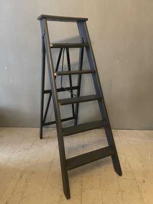 Antique Ladder in Fir, 1890s-WWE-1798193