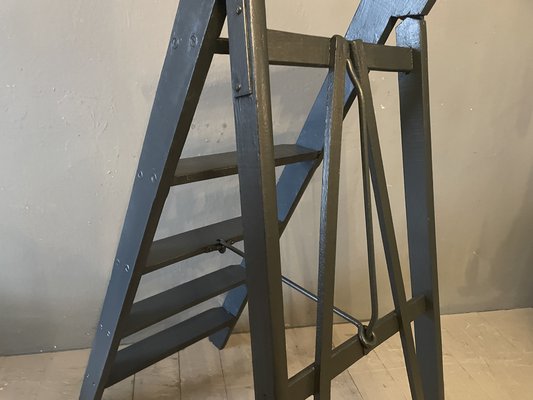 Antique Ladder in Fir, 1890s-WWE-1798193