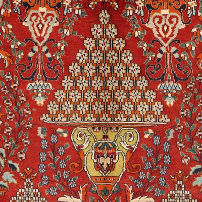 Antique Lahore Rug in Cotton & Wool, India-VMM-2023829