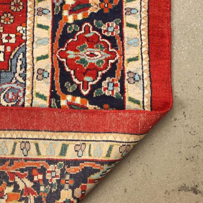 Antique Lahore Rug in Cotton & Wool, India-VMM-2023829