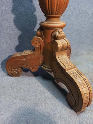 Antique Lamp Base in Oak, 1900-AWH-1328216