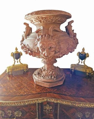 Antique Large Vase with Terracotta, 1890s-AWH-1748672