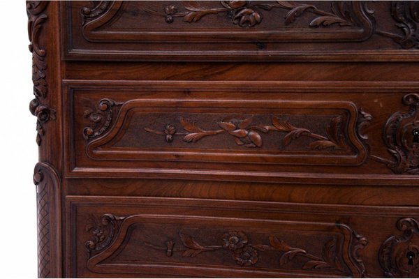 Antique Late 19th Century Stone Chest of Drawers, Western Europe-BXB-1275378