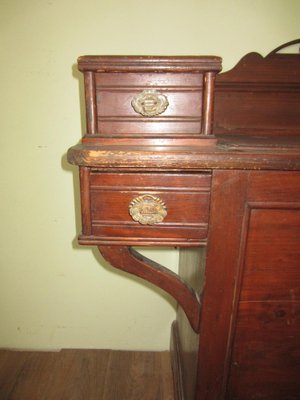 Antique Linen Chest or Cabinet-CDG-978435