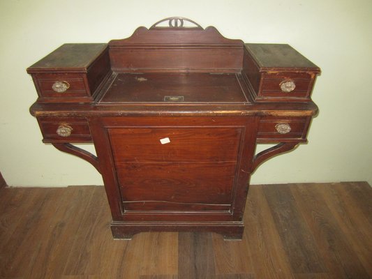 Antique Linen Chest or Cabinet-CDG-978435