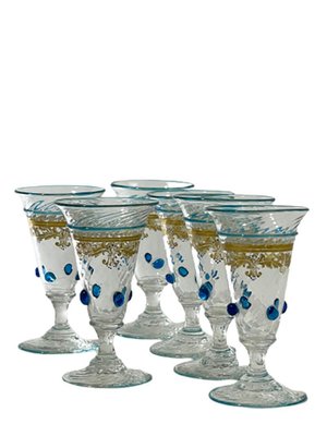 Antique Liqueur Glasses from Anthony Salviati, Set of 7-UCH-1372781