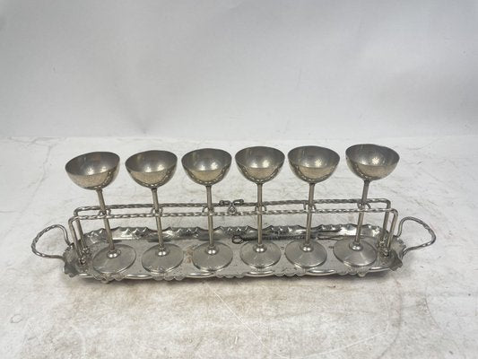 Antique Liqueur Set, 1890s, Set of 7-GKM-2028065