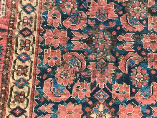 Antique Long Beshir Afghan Rug-YMM-1134724