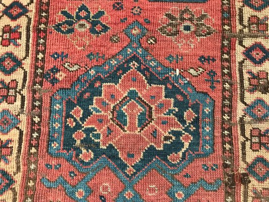 Antique Long Beshir Afghan Rug-YMM-1134724