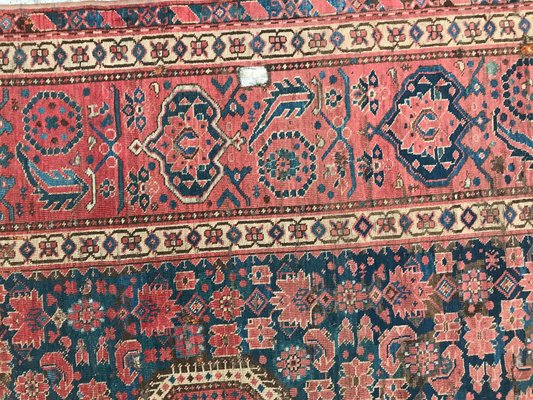 Antique Long Beshir Afghan Rug-YMM-1134724