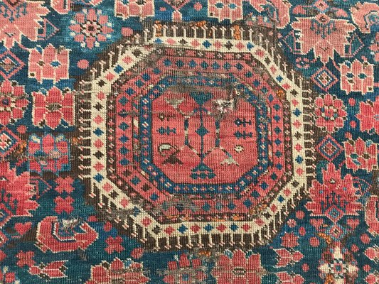 Antique Long Beshir Afghan Rug-YMM-1134724