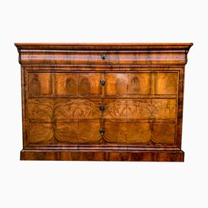 Antique Louis Philippe Chest of Drawers in Walnut, 1850s-ALF-2033468