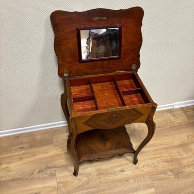 Antique Louis Philippe Mirror Table in Walnut-ALF-2033515