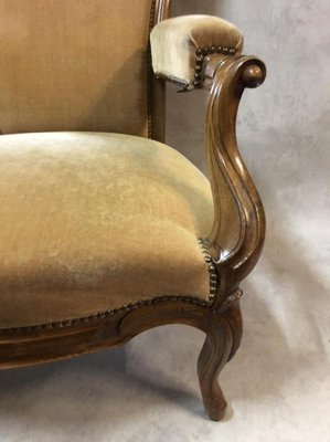 Antique Louis Philippe Voltaire Lounge Chair-SDV-704863