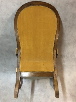 Antique Louis Philippe Voltaire Lounge Chair-SDV-704863