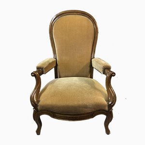 Antique Louis Philippe Voltaire Lounge Chair-SDV-704863