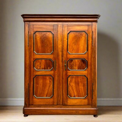 Antique Louis Philippe Walnut Cupboard, 1850-ALF-2033627