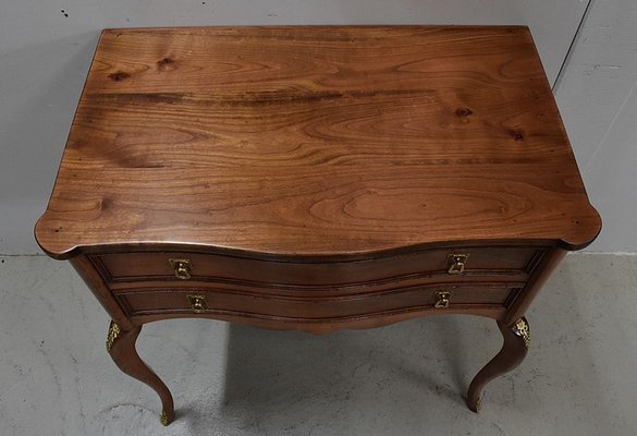 Antique Louis XV Style Birch Perruquière Chest of Drawers-RVK-715095