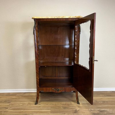 Antique Louis Xv Style Display Cabinet in Elm, 1920-ALF-2033484