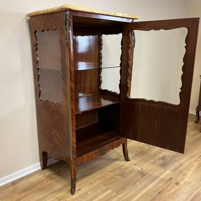 Antique Louis Xv Style Display Cabinet in Elm, 1920-ALF-2033484