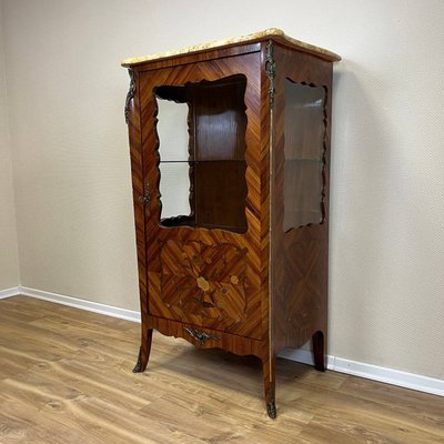 Antique Louis Xv Style Display Cabinet in Elm, 1920-ALF-2033484