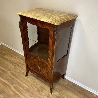 Antique Louis Xv Style Display Cabinet in Elm, 1920-ALF-2033484