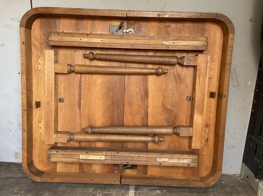 Antique Louis XV Style Extendable Walnut Dining Table, 1900s-SDV-857397