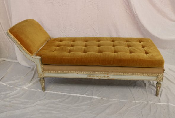 Antique Louis XVI Chaise Lounge, 1890s-IYX-1765440