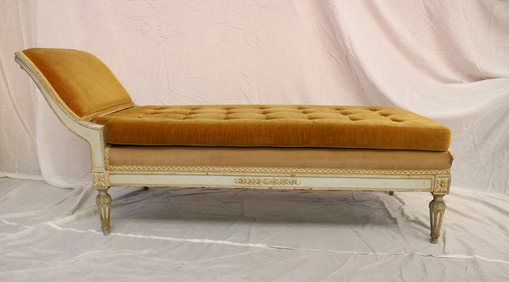 Antique Louis XVI Chaise Lounge, 1890s-IYX-1765440