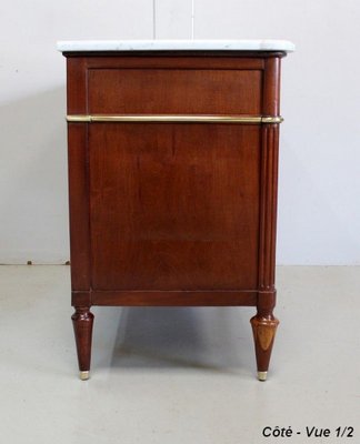 Antique Louis XVI Mahogany Chest of Drawers, Late 18th Century-RVK-885684