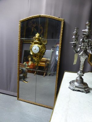 Antique Louis XVI Mirror with Cartel-WSV-605385