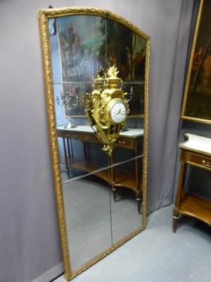 Antique Louis XVI Mirror with Cartel-WSV-605385