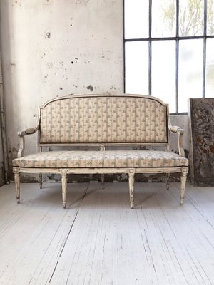 Antique Louis XVI Style Sofa-LCU-689316