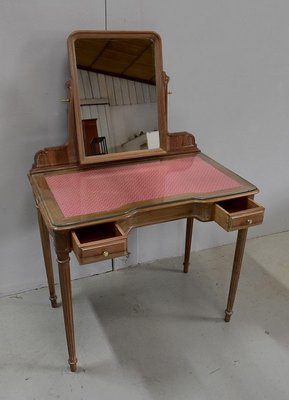 Antique Louis XVI Walnut Dressing Table, 1900s-RVK-645764