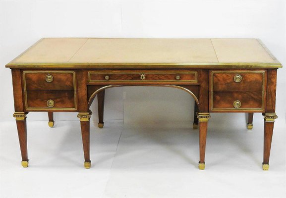 Antique Mahogany 8-Feet Desk-WSV-687132