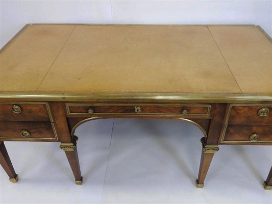 Antique Mahogany 8-Feet Desk-WSV-687132